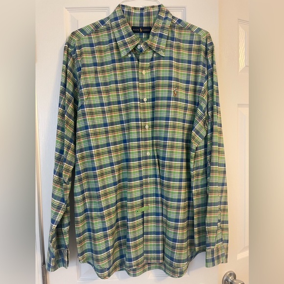 Plaid Ralph Lauren button down - Picture 1 of 2